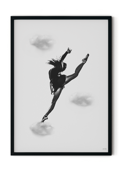 Plakat med balletdanser