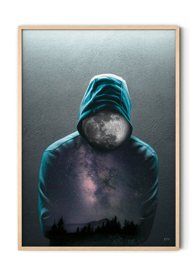 Galaxe plakat portræt