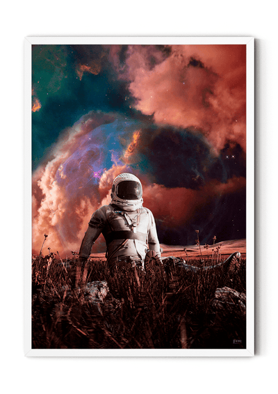 Astronaut rum plakat